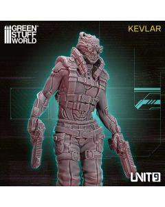 Мініатюра 1/32 Green Stuff World: UNIT9 Figures - Kevlar 54mm