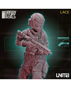 Мініатюра 1/32 Green Stuff World: UNIT9 Figures - Lace 54mm
