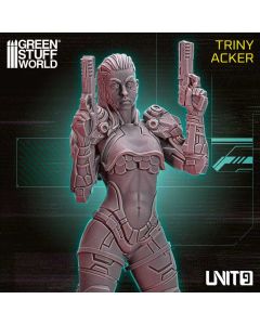 Мініатюра 1/32 Green Stuff World: UNIT9 Figures - Triny Acker 54mm