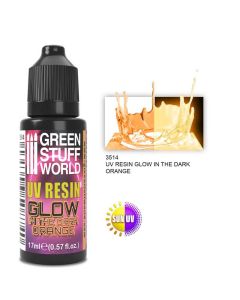 Ультрафіолетова смола Green Stuff World: Uv Resin 17ml Orange - Glow In The Dark