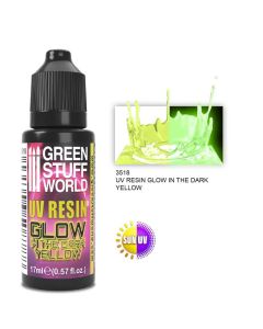 Ультрафіолетова смола Green Stuff World: Uv Resin 17ml Yellow - Glow In The Dark