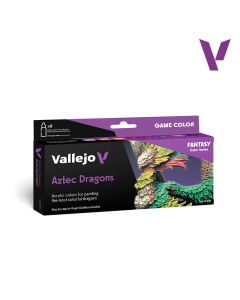 Набір акрилових фарб Vallejo: Game Color Set: Aztec Dragons