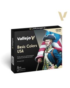 Набір акрилових фарб Vallejo: Model Color: Basic Colors USA