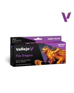 Набір акрилових фарб Vallejo: Game Color Set: Fire Dragons