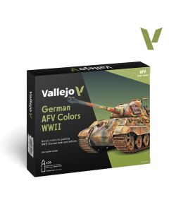 Набір акрилових фарб Vallejo: Model Color: German AFV Colors WWII