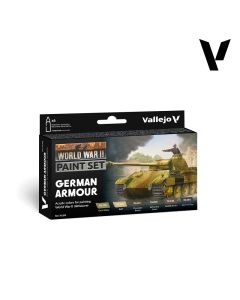 Набір акрилових фарб Vallejo: Model Color: WWII German Armour