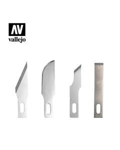 Набір з 5 різноманітних лез Vallejo: 5 Assorted Blades for Knife no. 1