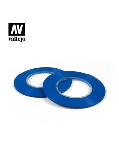 Еластична маскувальна стрічка Vallejo: Flexible Masking Tape (2 mm x 18 m) 2 шт.