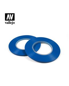 Еластична маскувальна стрічка Vallejo: Flexible Masking Tape (3 mm x 18 m) 2 шт.