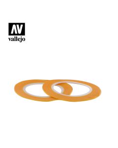 Маскувальна стрічка Vallejo: Masking Tape (1 mm x 18 m) 2 шт.