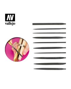 Набір надфілів Vallejo: Set of 10 Needle Files