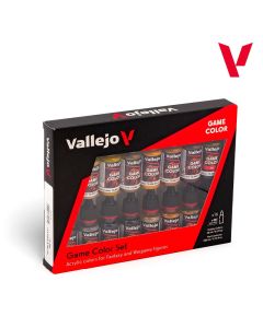 Набір акрилових фарб Vallejo: Game Color Set: Leather and Metal