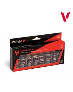 Набір акрилових фарб Vallejo: Game Color Set: Metallic