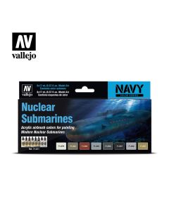 Набір акрилових фарб Vallejo: Model Air: Nuclear Submarines