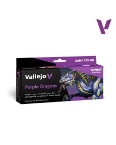Набір акрилових фарб Vallejo: Game Color Set: Purple Dragons