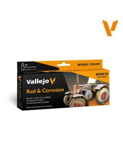 Набір акрилових фарб Vallejo: Model Color: Rust & Corrosion