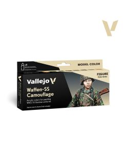 Набір акрилових фарб Vallejo: Model Color: Waffen-SS Camouflage by Jaume Ortiz