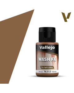 Акрилова змивка Vallejo: Wash FX: Brown