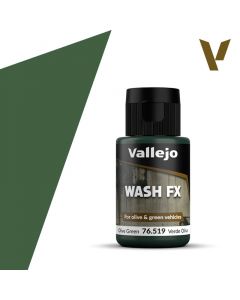 Акрилова змивка Vallejo: Wash FX: Olive Green