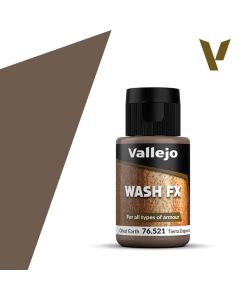 Акрилова змивка Vallejo: Wash FX: Oiled Earth