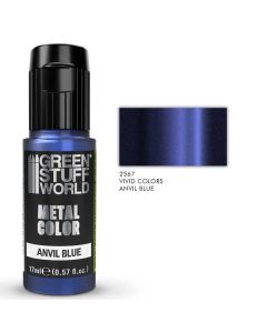 Акрилова фарба Green Stuff World: Vivid Metallic Paint - Anvil Blue (17ml)
