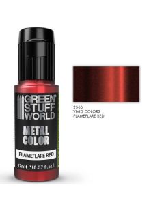 Акрилова фарба Green Stuff World: Vivid Metallic Paint - Flameflare Red (17ml)