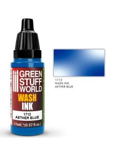 Акрилова змивка Green Stuff World Acrylic Inks: Wash Ink: Aether Blue (17ml)