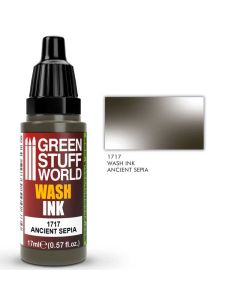 Акрилова змивка Green Stuff World Acrylic Inks: Wash Ink: Ancient Sepia (17ml)