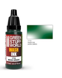 Акрилова змивка Green Stuff World Acrylic Inks: Wash Ink: Moss Green (17ml)