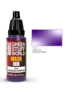 Акрилова змивка Green Stuff World Acrylic Inks: Wash Ink: Vicious Purple (17ml)