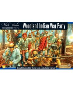 Набір мініатюр Warlord Games Black Powder: French Indian War: Woodland Indians War Party Boxed Set