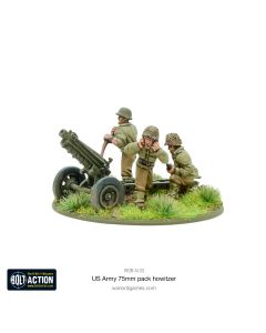 Мініатюра Warlord Games Bolt Action: US Army 75mm pack howitzer