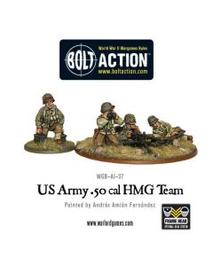 Набір мініатюр Warlord Games Bolt Action: US Army 50 Cal HMG team