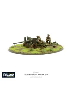 Мініатюра  Warlord Games Bolt Action: British Army Six Pounder AT Gun