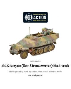 Мініатюра Warlord Games Bolt Action: Sd.Kfz 251/2 Ausf D (8cm Granatwerfer) Half Track