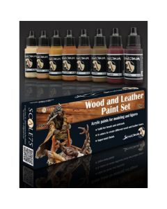 Набір акрилових фарб Scale 75: Scalecolor: Wood and Leather Paint Set (8x17 ml)