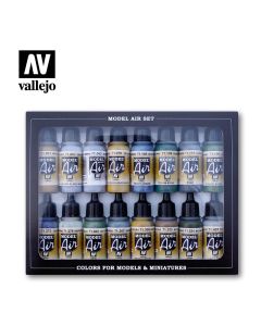 Набір акрилових фарб Vallejo: Model Air: WWII British RAF & FAA