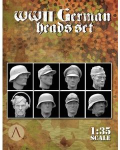 Набір додактових елементів 1/35 Scale 75: Warfront: WWII German Heads Set