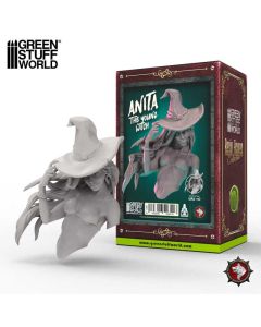 Мініатюра 1/10 Green Stuff World: WWTavern Figures - Anita the Young Witch