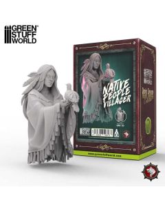 Мініатюра 1/10 Green Stuff World: WWTavern Figures - Native People Villager