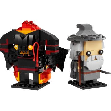 Конструктор LEGO BrickHeadz Гендальф Сірий та Балрог (40631)