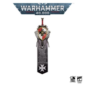 Пін-емблема Starforged: Warhammer 40000 – Black Templar Brethren Crusade  Sword Badge