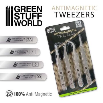 Набір інструментів Green Stuff World: Anti-Magnetic Modeling Tweezers