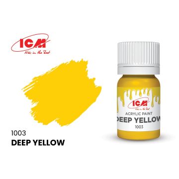 Акрилова фарба ICM: Deep Yellow (12ml)
