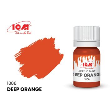 Акрилова фарба ICM: Deep Orange (12ml)