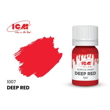 Акрилова фарба ICM: Deep Red (12ml)