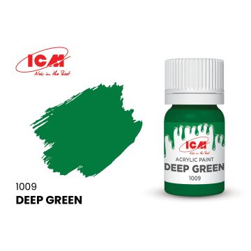 Акрилова фарба ICM: Deep Green (12ml)
