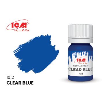 Акрилова фарба ICM: Clear Blue (12ml)