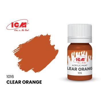 Акрилова фарба ICM: Clear Orange (12ml)
