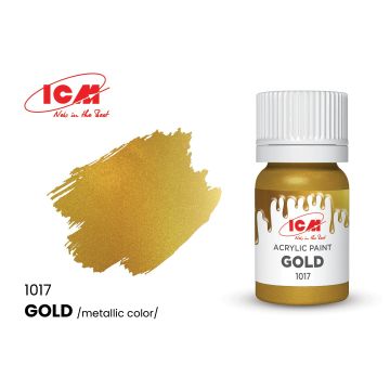 Акрилова фарба ICM: Gold (12ml)